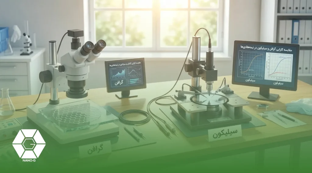 مقایسه کارایی گرافن و سیلیکون در نیمه هادی ها
